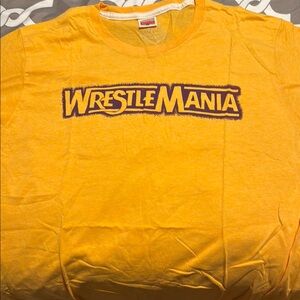 Homage Yellow WrestleMania T-Shirt